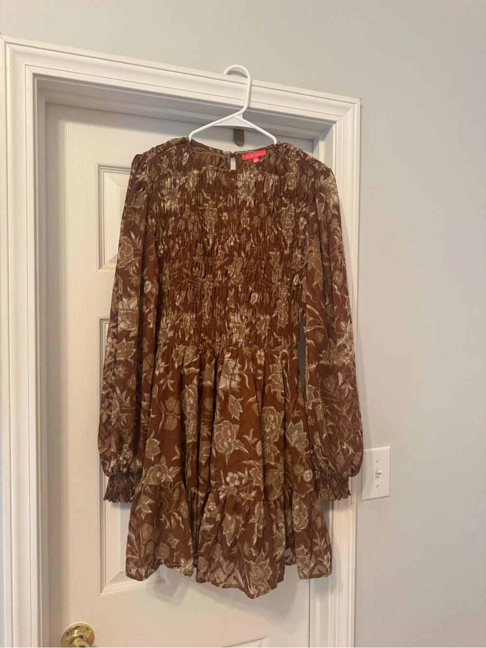 Flying Tomato Brown Floral Mini Dress